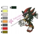 Shadow the Hedgehog Embroidery Design 01
